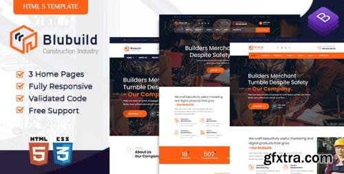 ThemeForest - BluBuild v1.0 - Industrial Construction HTML Template - 28099378