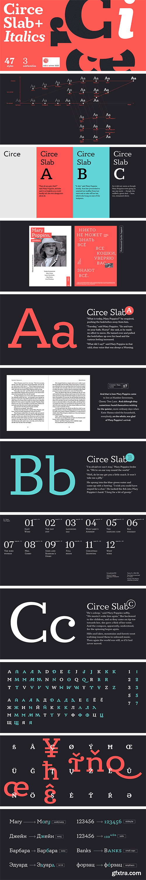 Circe Slab Font Family (Updated + Italics)