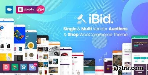 ThemeForest - iBid v2.7 - Multi Vendor Auctions WooCommerce Theme - 24923136