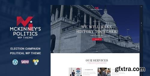 ThemeForest - MCKinney's Politics v1.2.1 - Elections Campaign & Social Activism WordPress Theme - 17456181