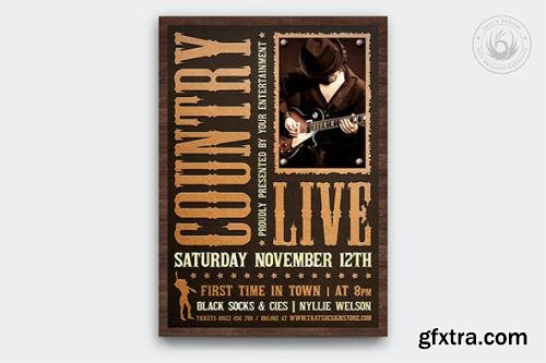 Country Music Flyer Template V5