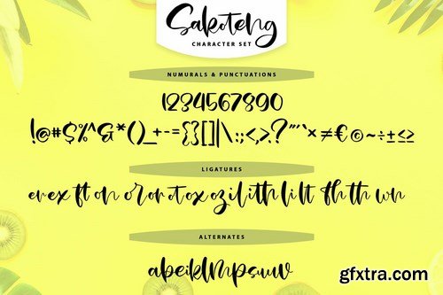 Sakoteng Handwriting Script Font