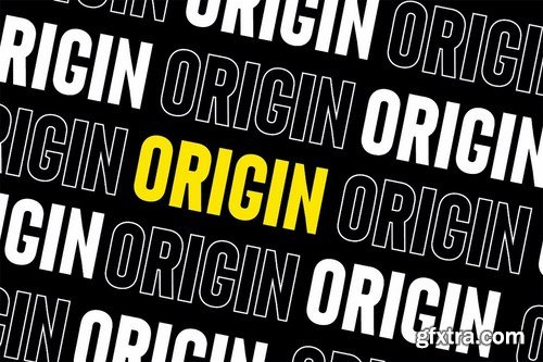 Origin - Bold Retro Sans Serif