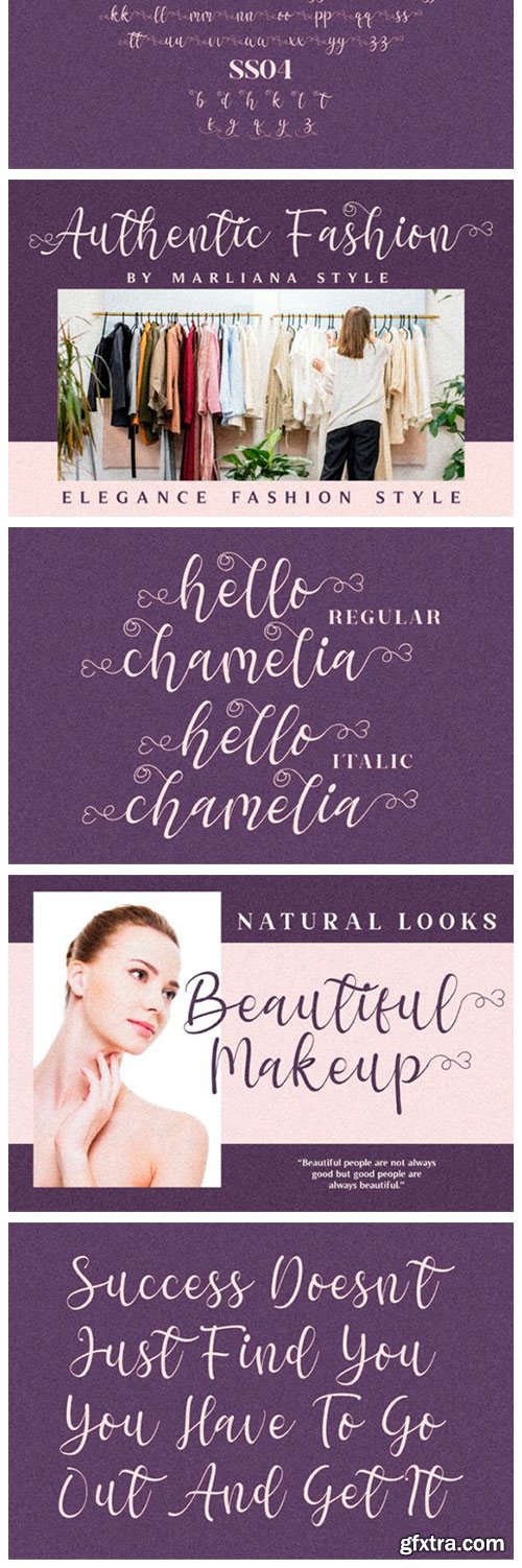 Hello Chamelia Font