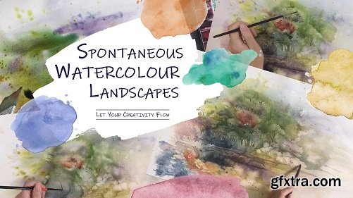 Spontaneous Watercolour Landscapes | Let Your Creativity Flow