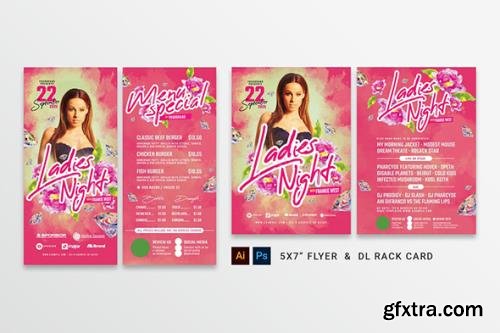 Ladies Night Flyer & DL Templates