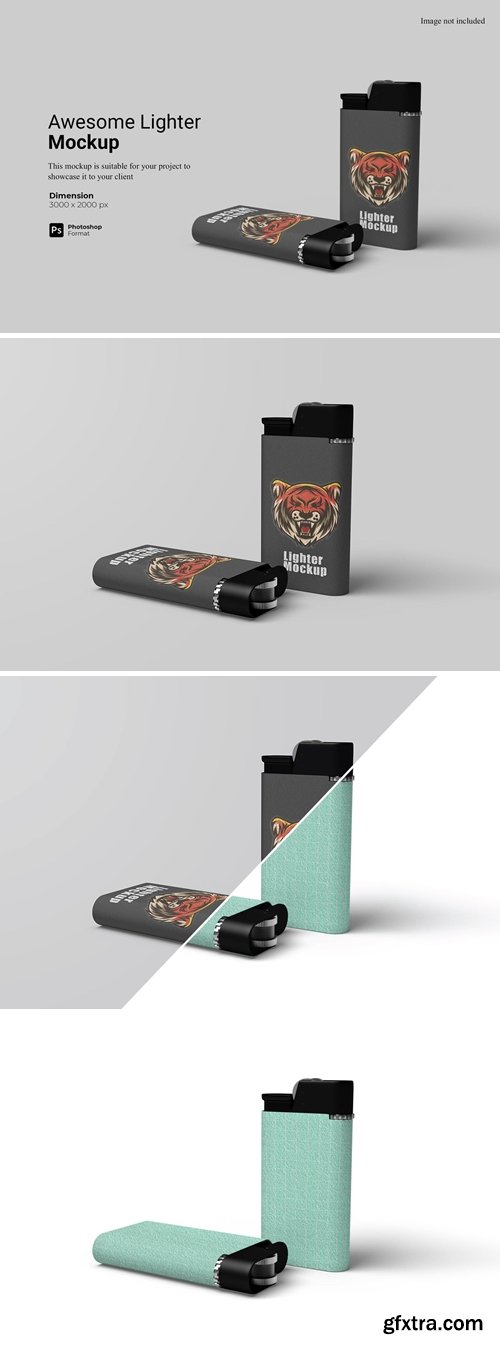 Awesome Lighter Mockup