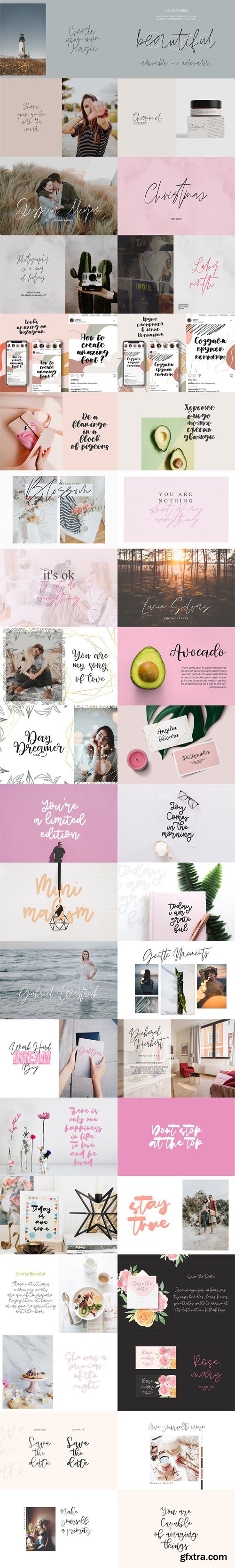 Largest Font Bundle - 290+ Typefaces Work in Cricut