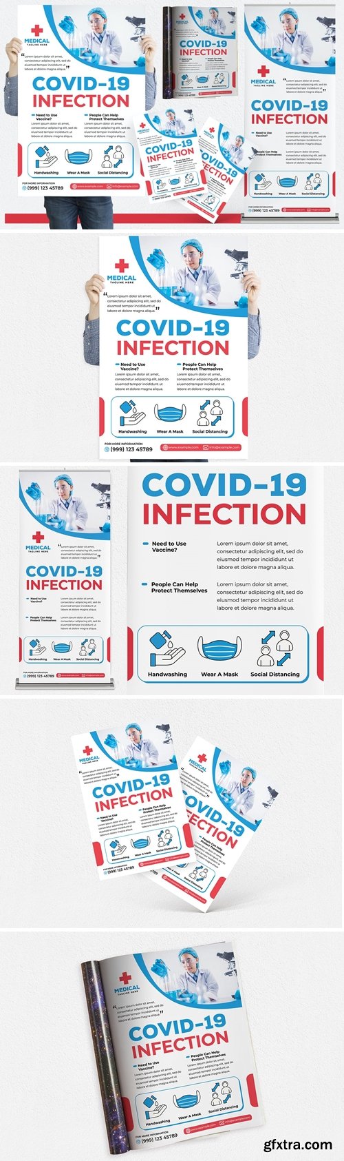 Covid-19 #02 Print Templates Pack