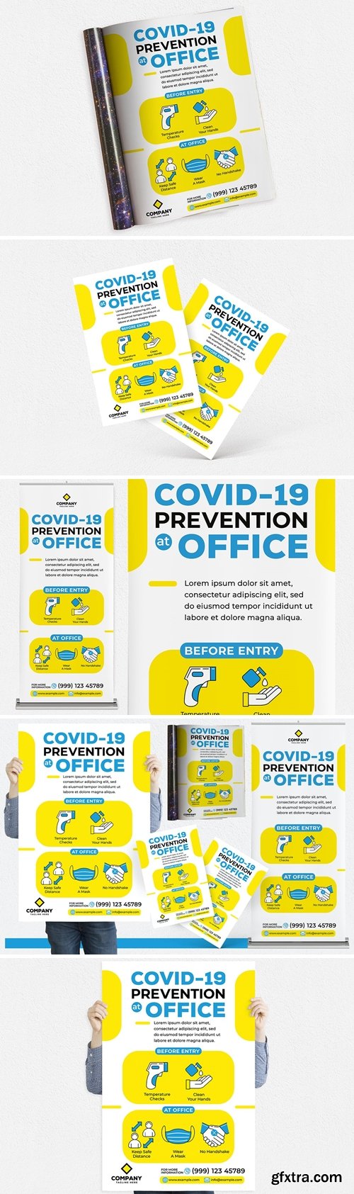 Covid-19 #03 Print Templates Pack