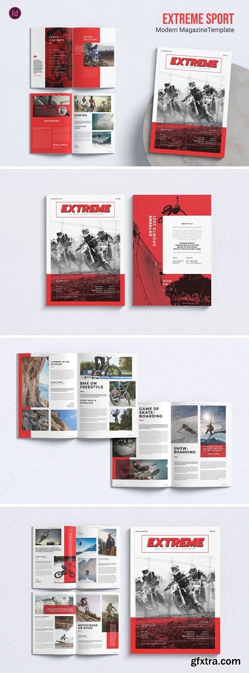 Extreme Sport – Magazine Template