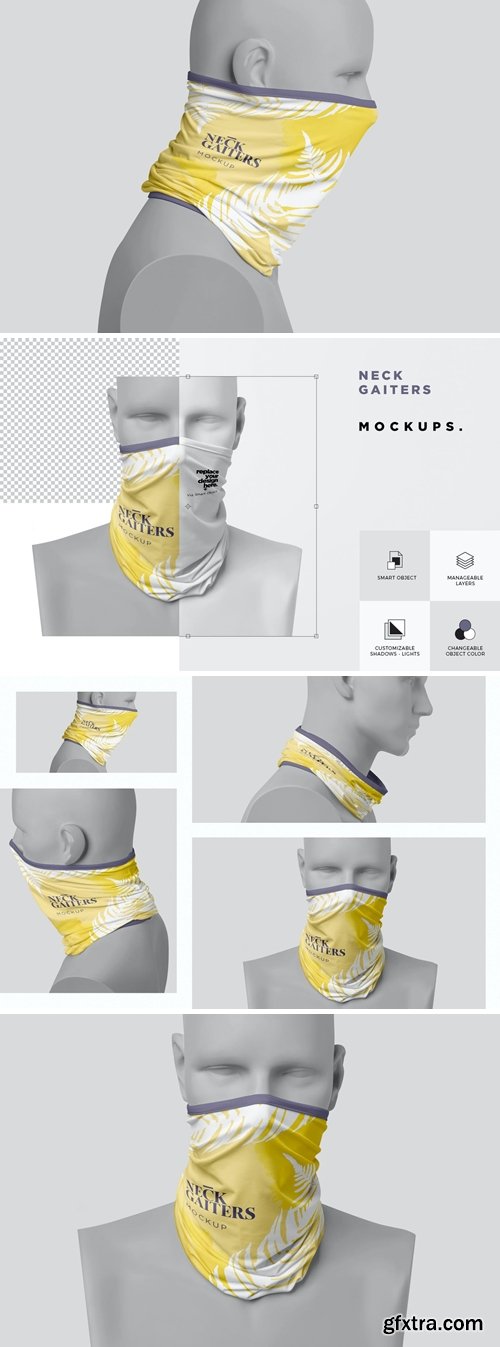 Neck Gaiter Mockups