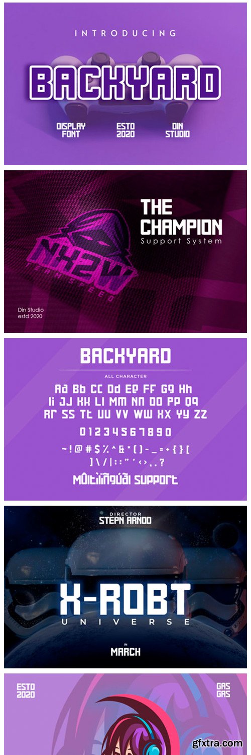 Backyard Font