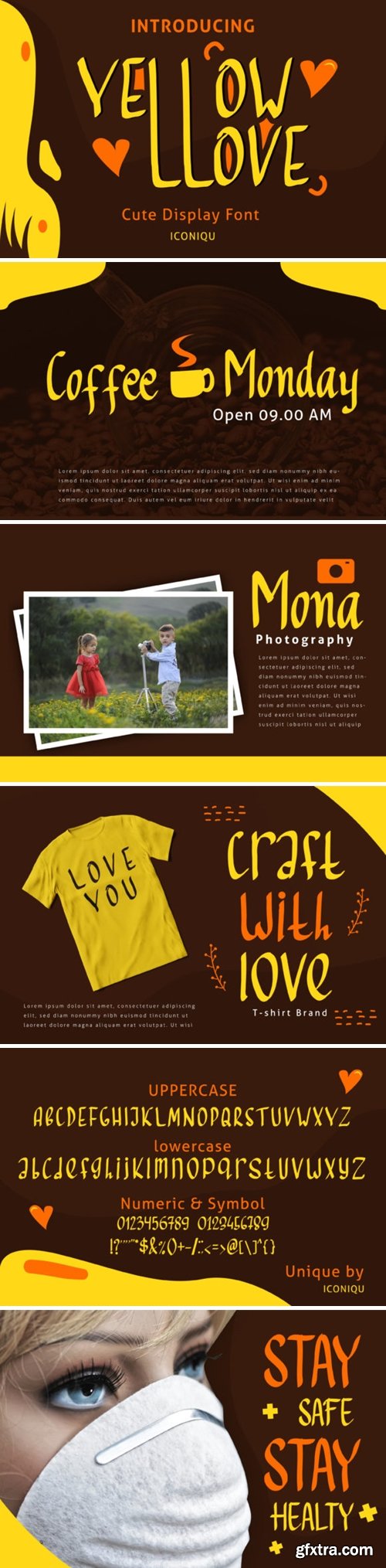 Yellow Love Font