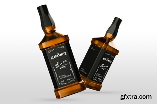 Alcohol Bottle Mockups