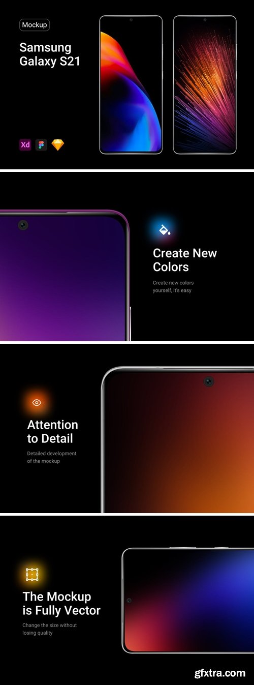 Samsung Galaxy S21 mockup