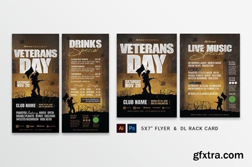 Veterans Day Flyer Template