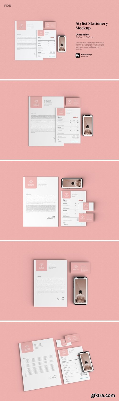 Stylist Stationery Mockup