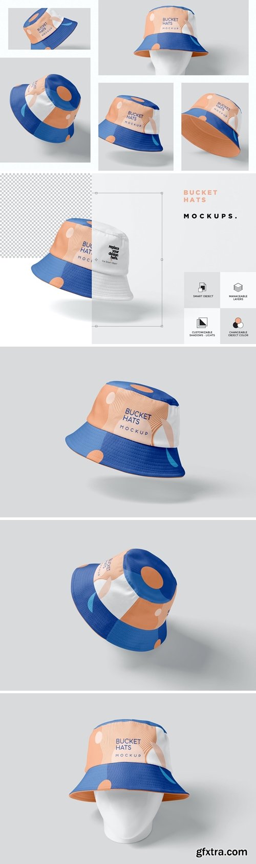 Bucket Hat Mockups