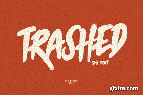 Trashed Typeface