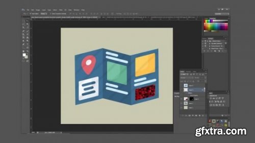 Creating professional pamphlet in Photoshop