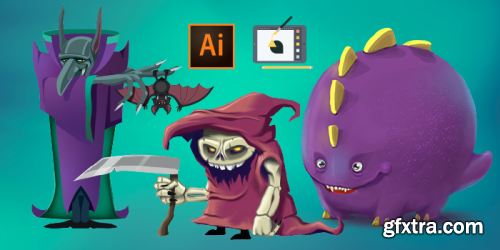  Yes Im a Designer – Drawing Monsters with Adobe Illustrator CC