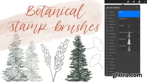  Create Your Own Procreate Stamp Brush Pack + 7 FREE Floral Stamp Brushes