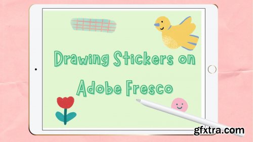  Intro to Adobe Fresco: Drawing Stickers with Pixel Brushes!