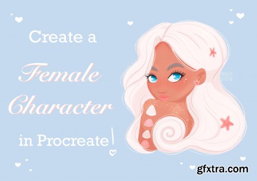  Digital Portrait: Create a Female Character using Procreate