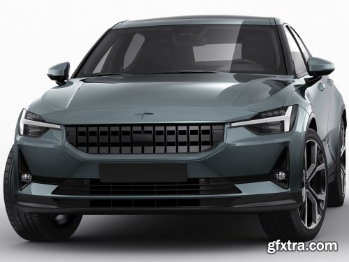  Polestar 2 2020 3D model