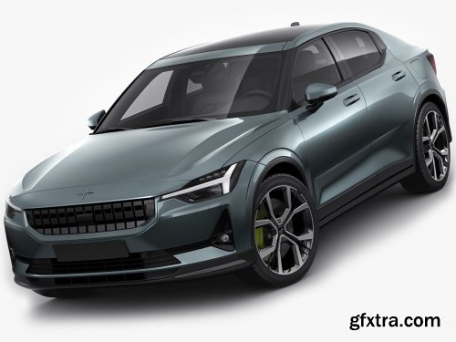  Polestar 2 2020 3D model