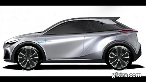 Digital Car Design Rendering: Sketch a Car in Photoshop » GFxtra