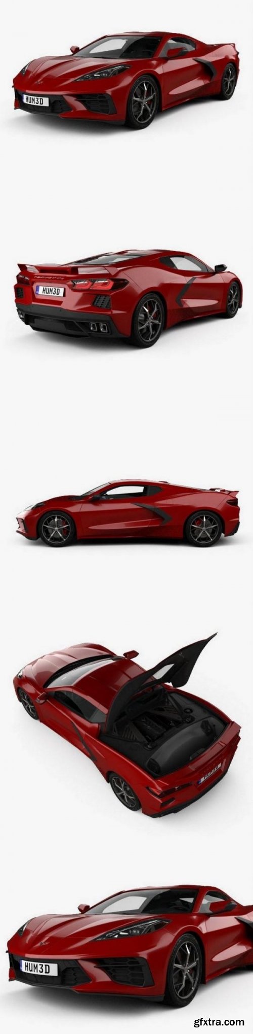 Chevrolet Corvette Stingray with HQ interior and Engine 2020