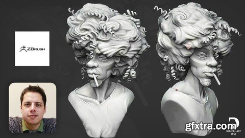 Stylized sculpting from real life references in zBrush