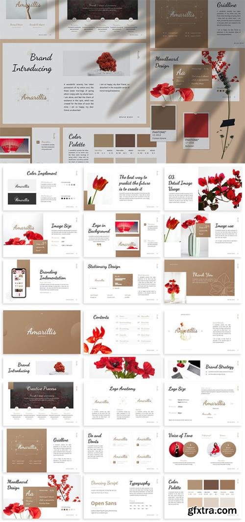 Amarillis - Brandbook Keynote Template