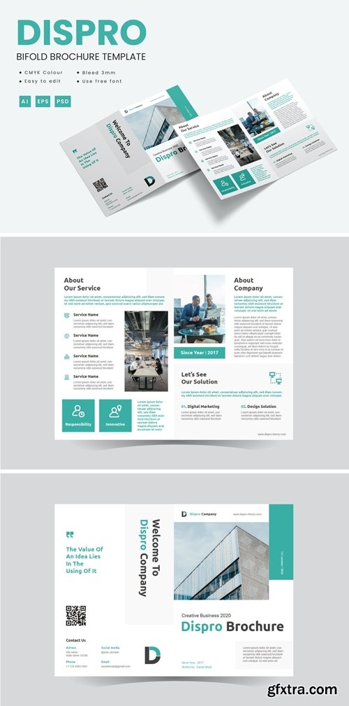 Dispro - Bifold Brochure Template