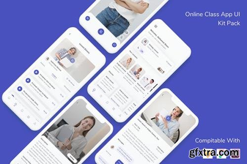 Online Class App UI Kit Pack