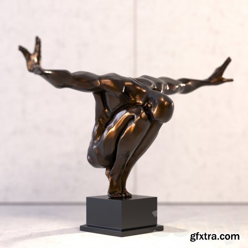 Olympic man Sculpture By Libra Company