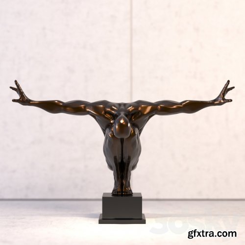 Olympic man Sculpture By Libra Company