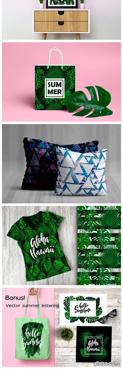 Tropical Patterns, Elements + Bonus! 220849