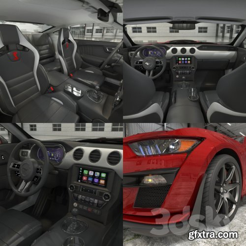 Ford Mustang Shelby GT500 2020 with HQ Interior