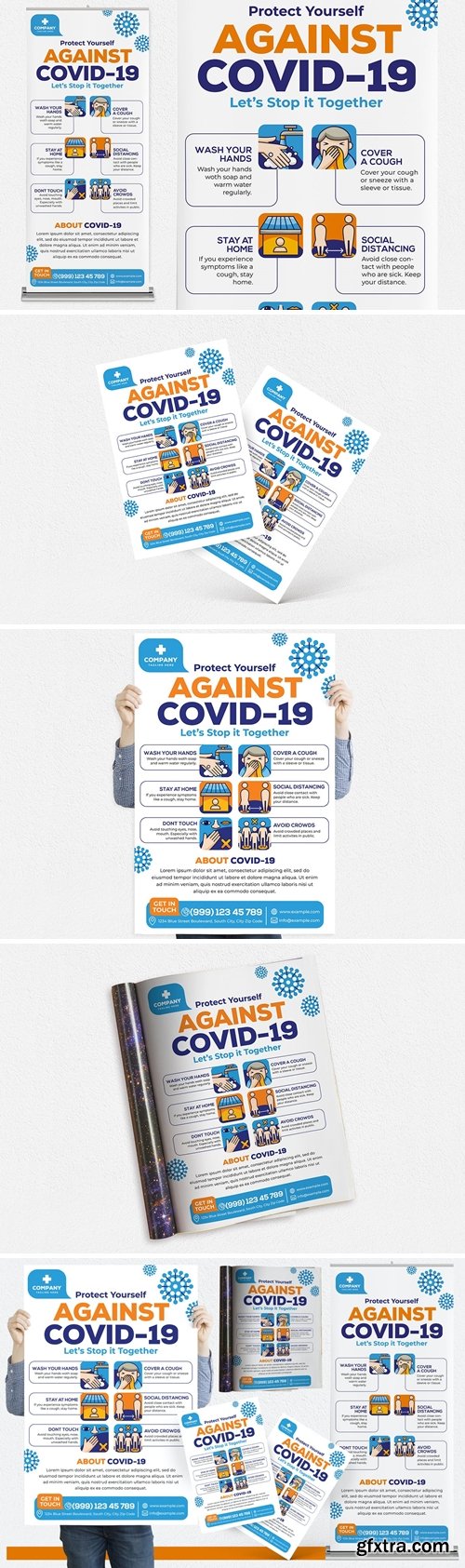 Covid-19 #04 Print Templates Pack