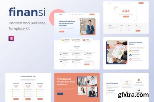 ThemeForest - Finansi v1.0.0 - Finance & Business Elementor Template Kit - 30265960