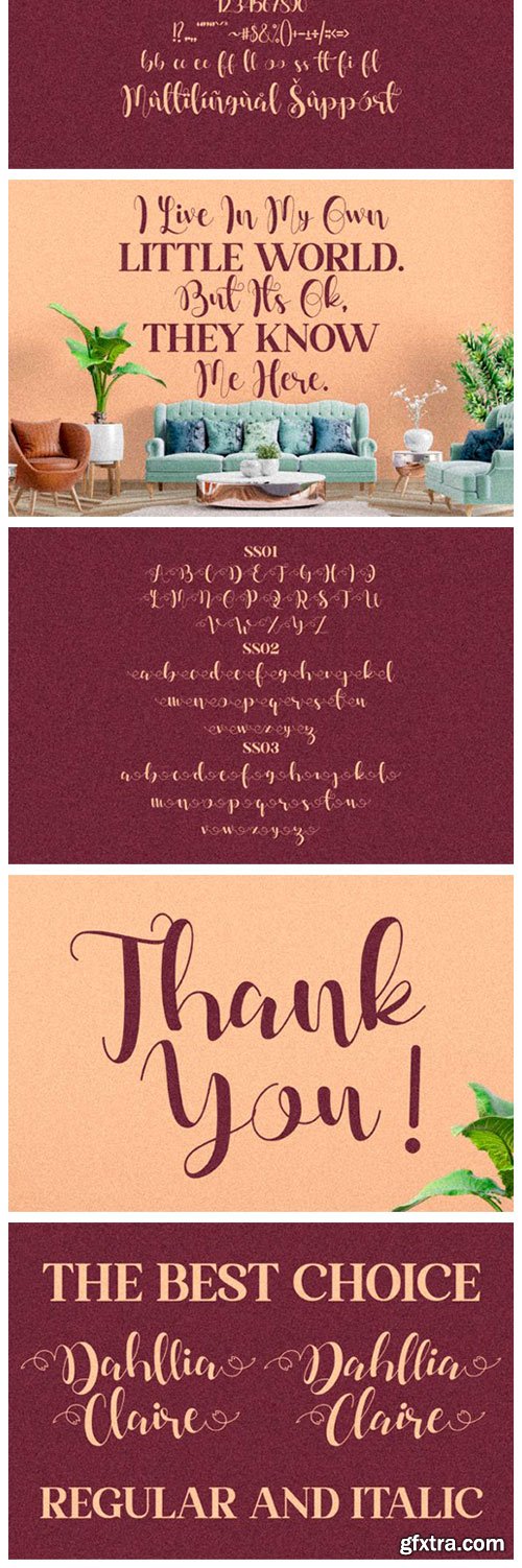 Dahllia Claire Font