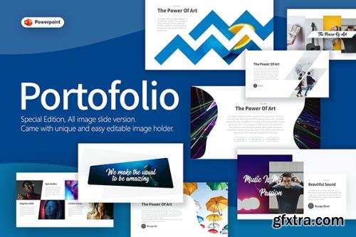 Portofolio Artistic Powerpoint Template