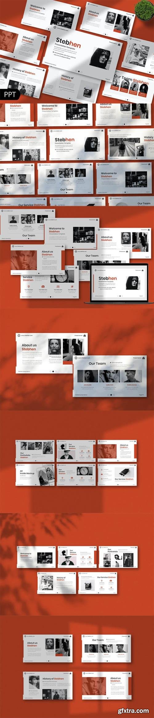 Stebhen Creative Powerpoint, Keynote and Google Slides Template