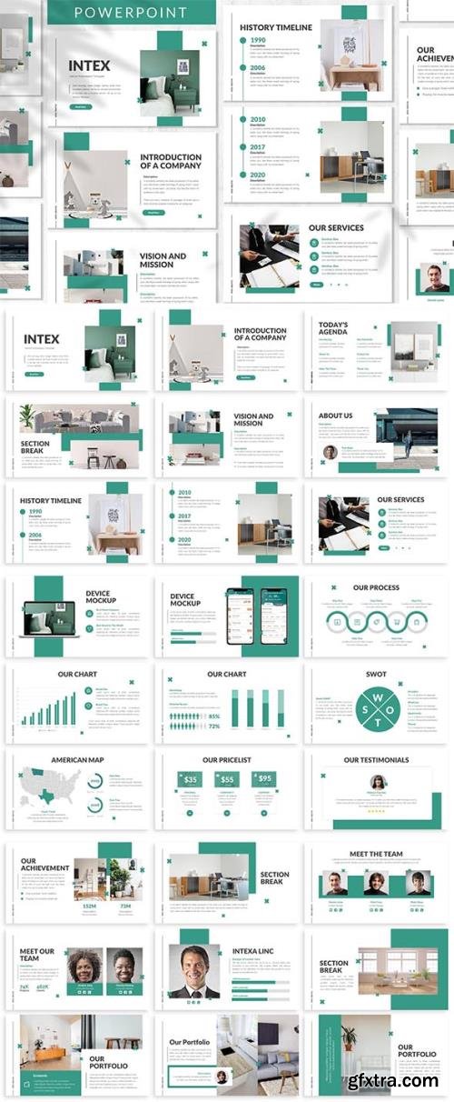 Intex - Interior Powerpoint, Keynote and Google Slides Template VL3