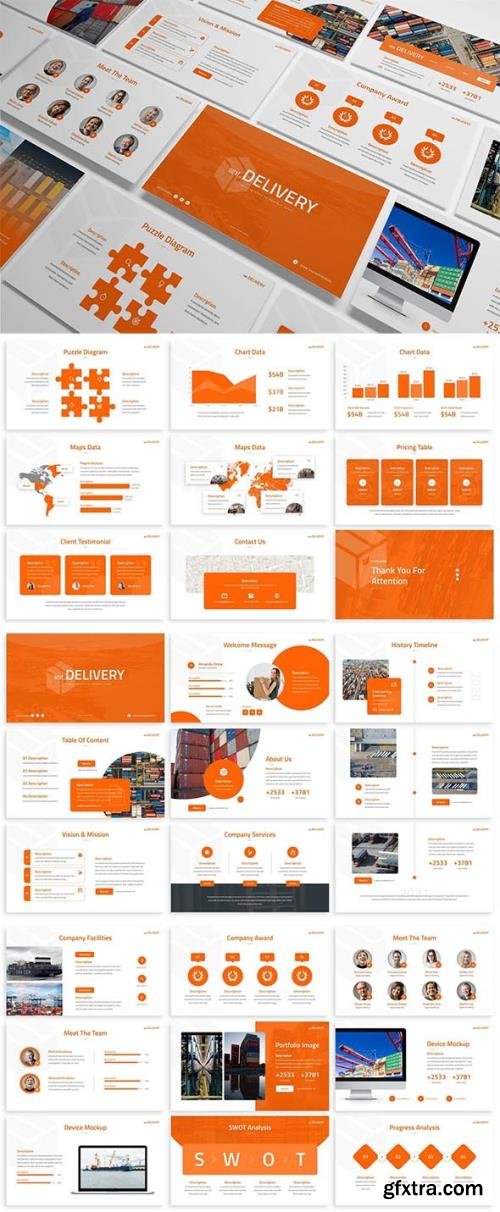 NextDelivery - Logistics Powerpoint Template