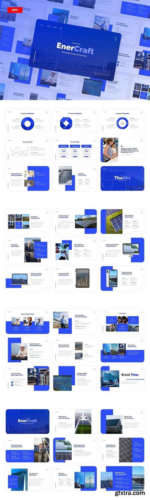 EnerCraft Energy - Powerpoint, Keynote and Google Slides Template 