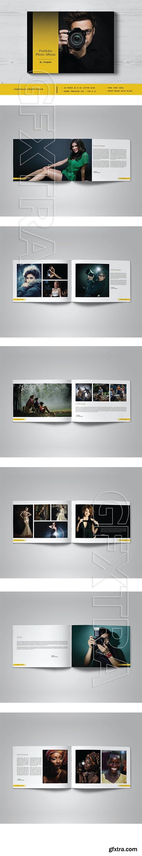 Portfolio Photo Album Template